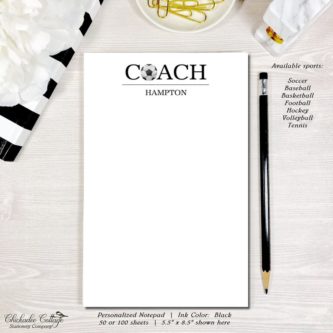 Coach Notepad