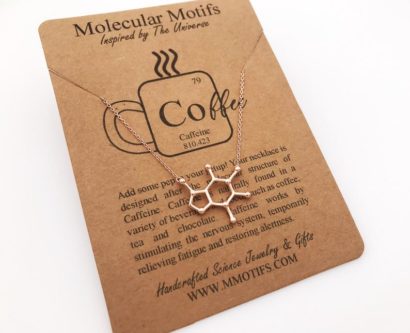 Coffee Molecule Necklace