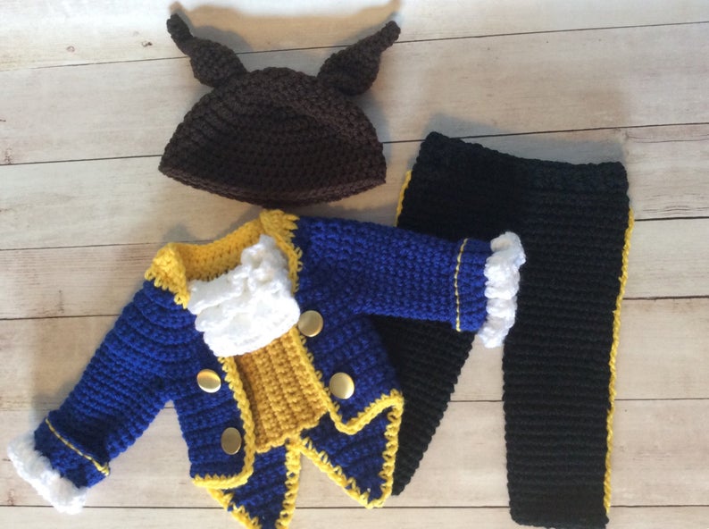 Crochet Baby Beast Outfit