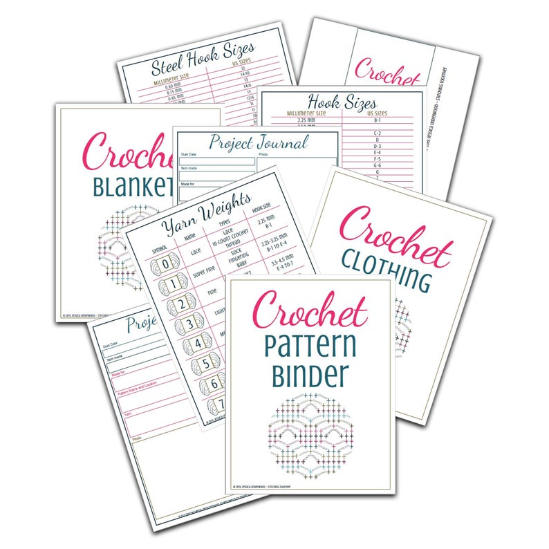 Delightful Crochet Gift Ideas for Crocheters: Crochet pattern binder.