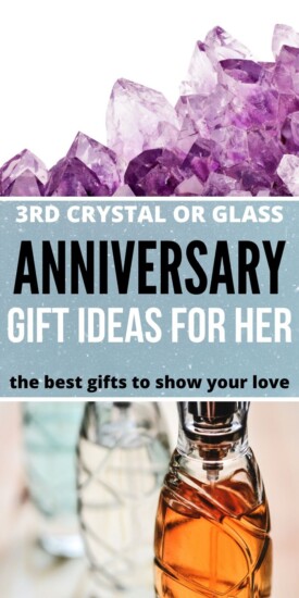 Glass Anniversary Gift Ideas | Crystal Anniversary Gift Ideas | Anniversary Gifts for Her | Gift Ideas for Her 3rd Anniversary | #anniversary #crystalanniversary #3rdanniversary #giftideas