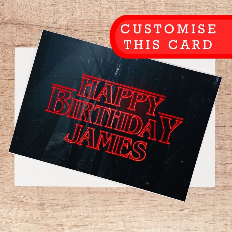 Custom Birthday Card