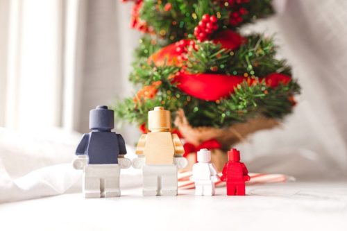 Custom made concrete lego figurines nerd gift for christmas 