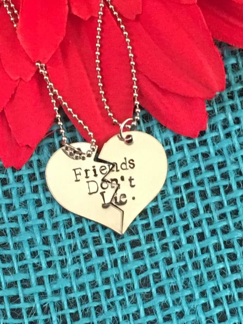 Friends Don’t Lie BFF Necklaces