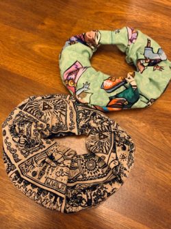 Geeky handmade scrunchies nerd gift ideas 