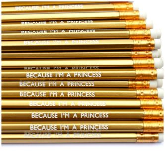 Gold “Princess” Pencils