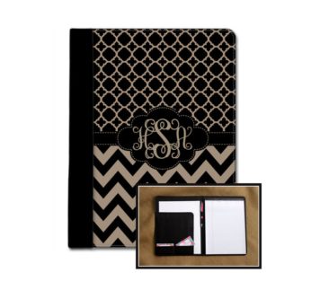 Monogrammed Notebook Case