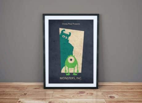 Monsters Inc Minimalist Poster
