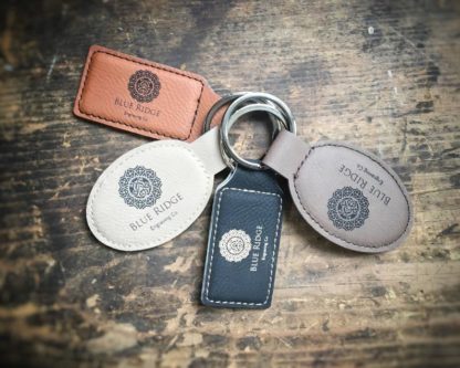 Personalized leatherette Keychain