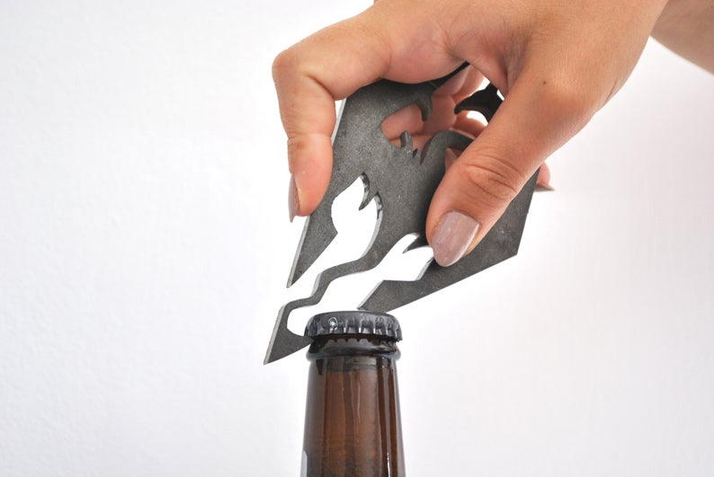 Skyrim dragon bottle opener bar accessory for Skyrim lovers