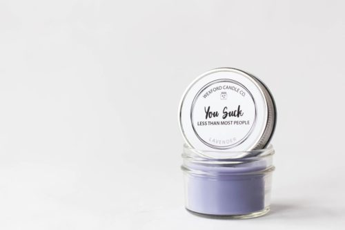 soy candle funny stocking stuffer ideas for adults