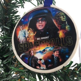 spaceball christmas tree ornament geeky & nerdy stocking stuffer ideas