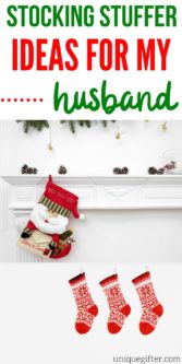 Best Stocking Stuffer Ideas For Husbands | Gifts For Your Man | Creative Gifts For Husbands | Gifts Your Husband Is Going To Love | Husband Gift Ideas | Thoughtful Gifts For Your Man | #gifts #giftguide #presents #husband #stocking #christmas #best #easy Uniquegifter