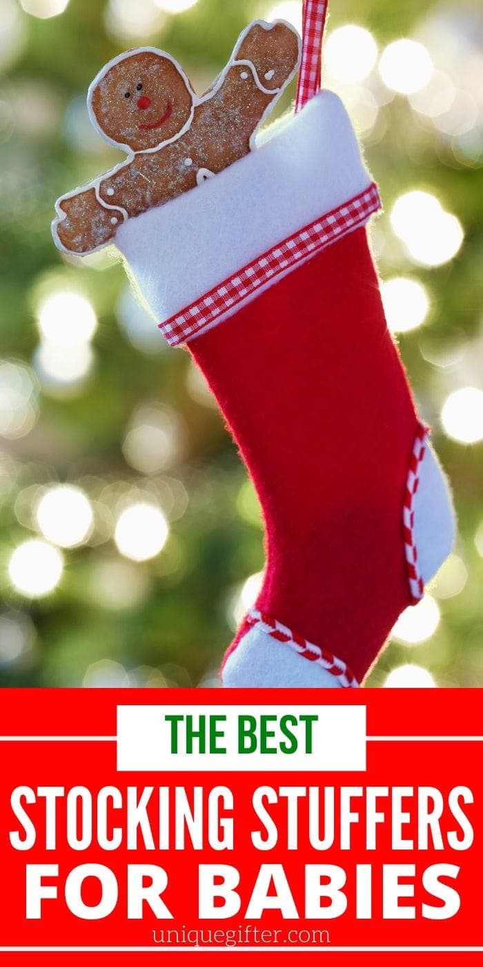 Best Stocking Stuffer Ideas for Babies | Gifts For Babies | Stocking Stuffer Gifts That Are Perfect For Babies | Creative Baby Gifts | #gifts #giftguide #presents #baby #stocking #stuffer #uniquegifter