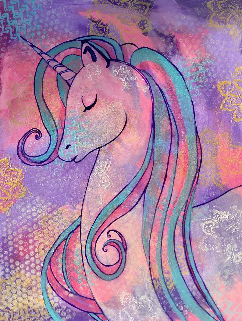 Unicorn Whimsy Print