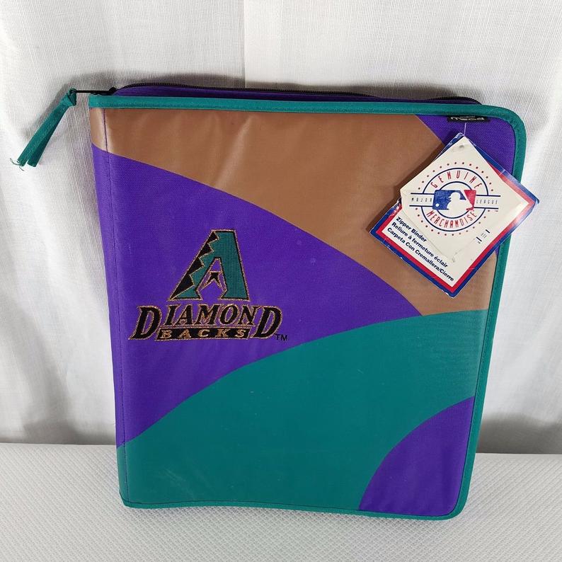 Vintage 90’s Diamondbacks Binder