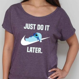 “Just Do It Later” Stitch T-Shirt