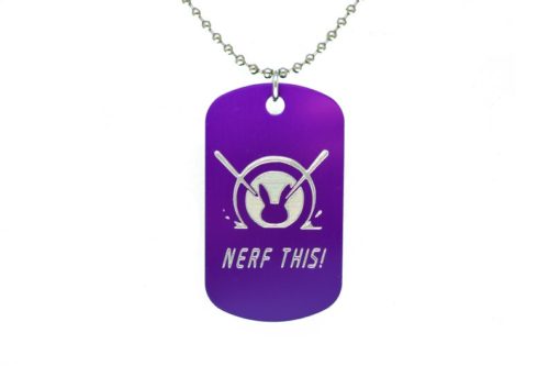 Nerf This D.Va Dog tag apparel gift idea for gamers