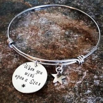 “When You Wish Upon A Star” Bangle Bracelet