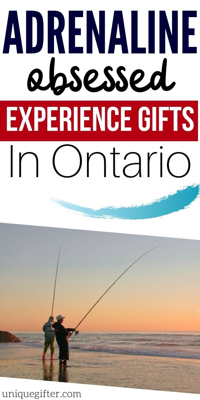 Adrenaline junkie experience gifts in Ontario