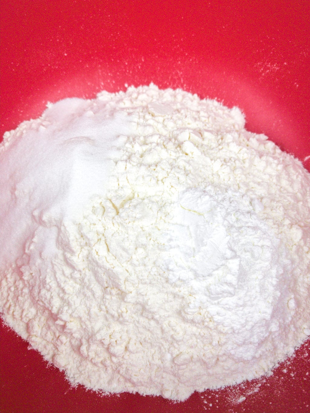 Dry ingredients in the bowl