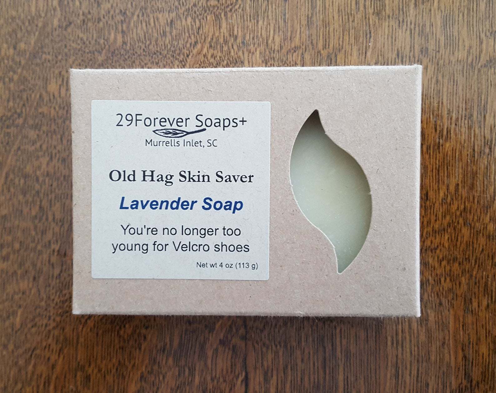 Old Hag Skin Saver lavender soap bar. 