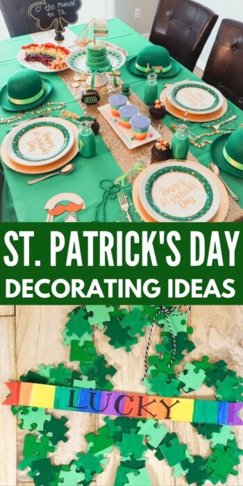 St. Patrick's Day Decorating | St. Patty's Decorating | St. Patrick's Decorating Ideas | Tips for Holiday Decorating | Awesome Decorating Tricks for St. Patrick's Day | St. Patrick's Day Decor | #st.patricksday #stpattys #holidaydecor #diydecor #decoratinghacks