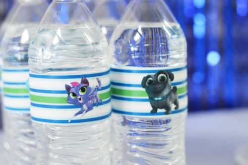 puppy dog pals water bottle wrapper