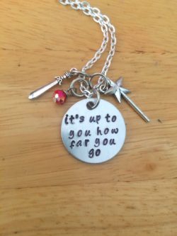 Quote necklace from the sword in the stone