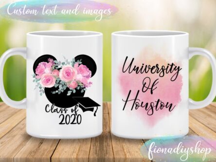 graduation disney gift mug 
