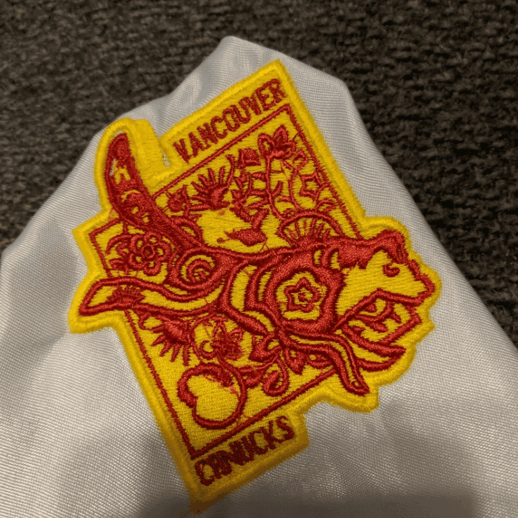 Chinese new year year of the dog canucks patch