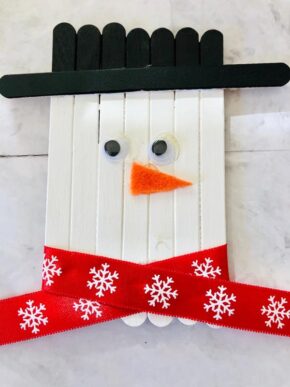 Popsicle Stick Snowman Craft for Kids - Unique Gifter
