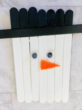 Popsicle Stick Snowman Craft for Kids - Unique Gifter