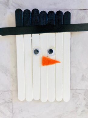 Popsicle Stick Snowman Craft for Kids - Unique Gifter