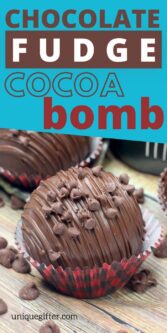 Chocolate Fudge Cocoa Bomb
