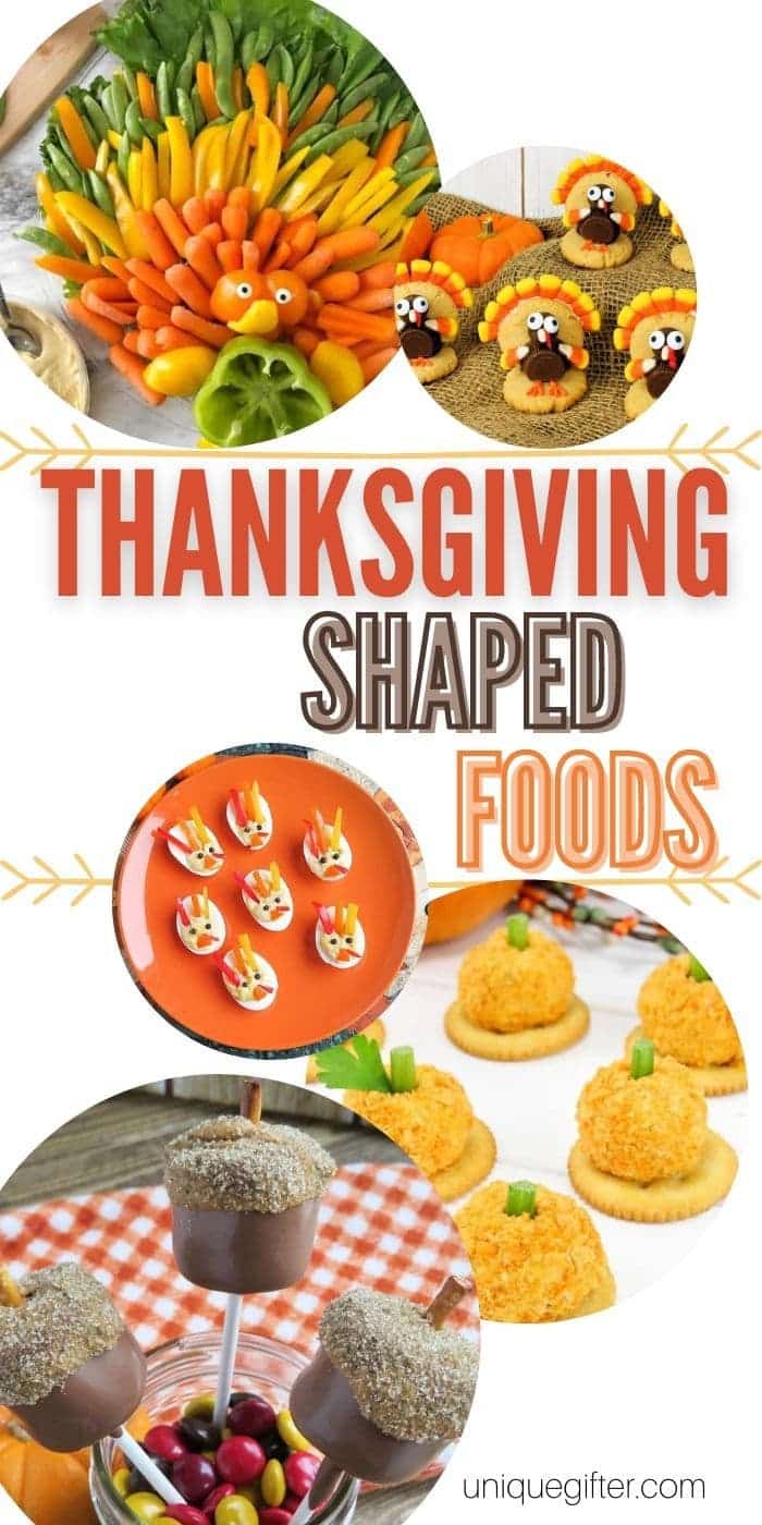 Fun Shaped Foods for Thanksgiving - Unique Gifter