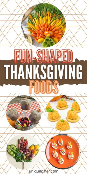 Fun Shaped Foods for Thanksgiving