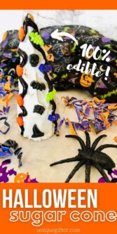 Halloween Sugar Cone Decorating Activity for Kids