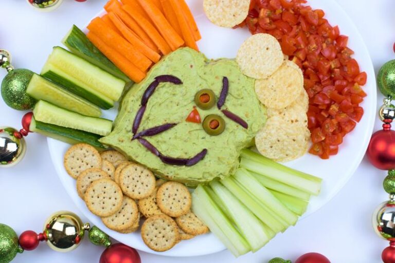 Grinch Guacamole Fun Christmas Appetizer - Unique Gifter