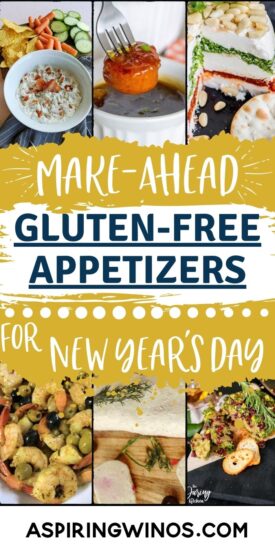 Make-ahead Gluten Free Appetizers | New Year's Day | Gluten Free Appetizers | Appetizers For New Year's Day #MakeAheadAppetizers #GlutenFree #GlutenFreeAppetizers #NewYearsDay