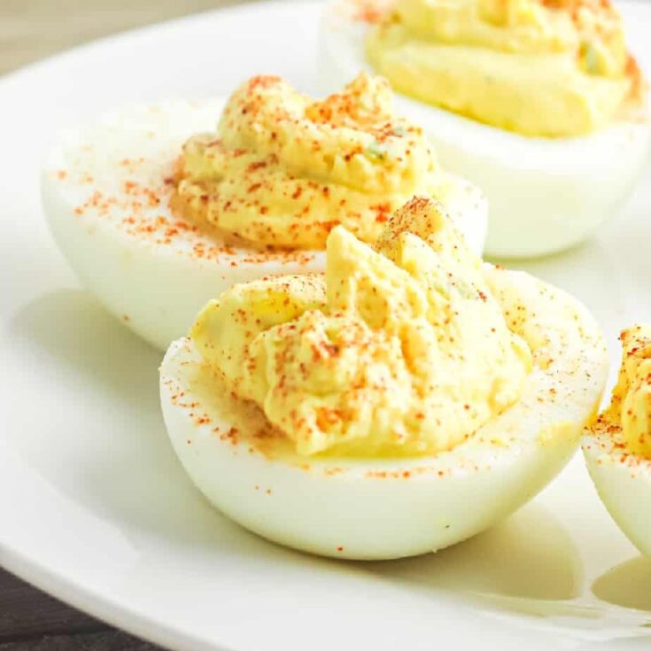 Image for No Mayo Deviled Eggs