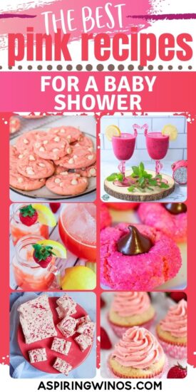 Pink Recipes for a Baby Shower | Pink Baby Showers | Baby Showers | Recipes #PinkRecipes #BabyShower #PinkRecipesBabyShowers #PinkBabyShowers