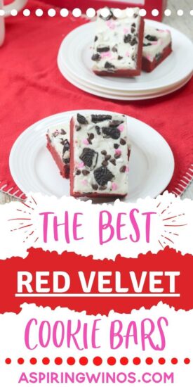 Red Velvet Oreo Cookie Bar Recipe | Oreo Bars Recipe | Valentine's Day Recipe | Red Velvet Cake Recipe | Baked Goods for Valentine's Day | #valentinesday #recipes #baking #redvelvet #oreo