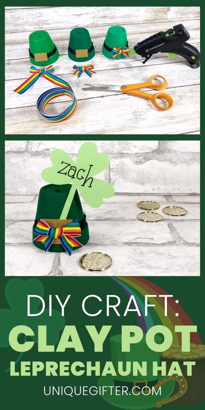 Dollar Store Clay Pot Leprechaun Hat Craft Unique Gifter