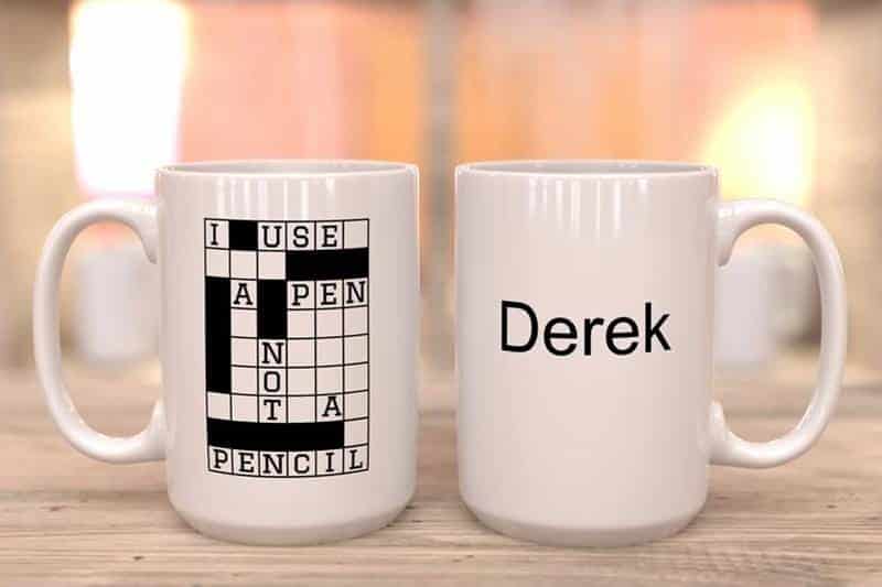 crossword mug