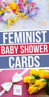 Feminist Baby Shower Cards