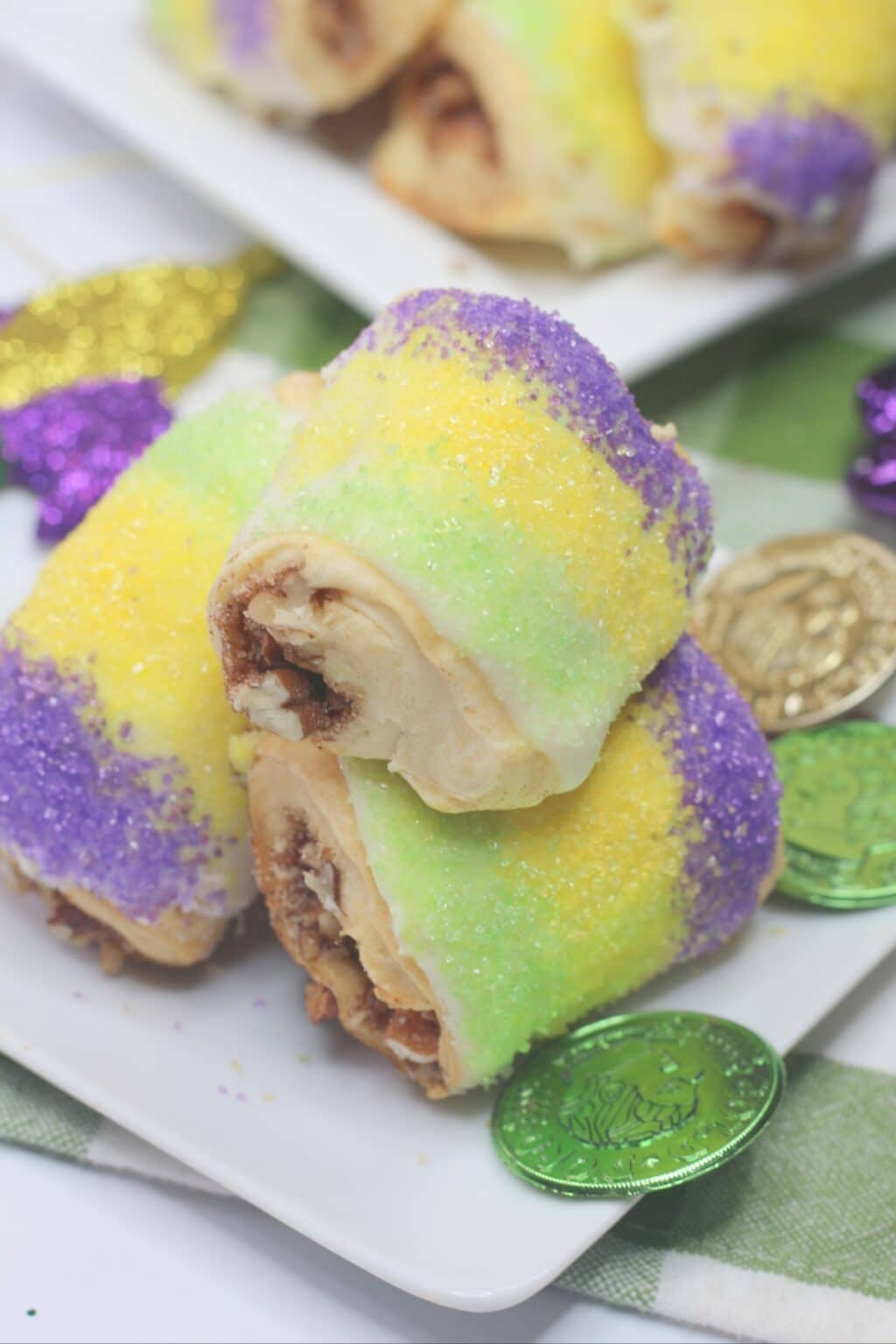 Mardi Gras Easy Mini King Cake Bites Unique Gifter