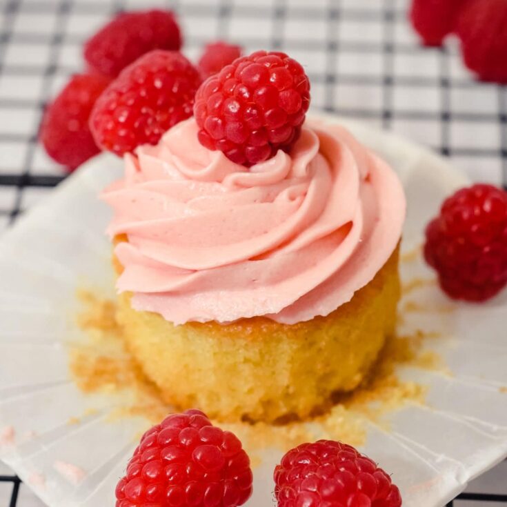 Image for Easy Vanilla Raspberry Cupcakes Recipe