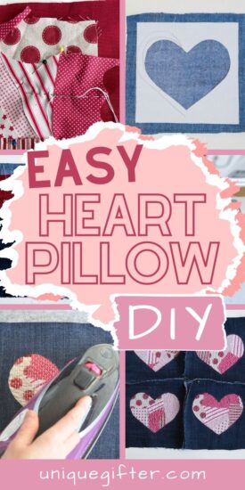 Denim Heart Pillow Craft | Easy Pillow Craft | Denim Pillow DIY | Upcycled Crafts | DIY Pillow Project | DIY Tutorial Pillow Making | Pillow Making DIY | #tutorial #DIY #upcycled #denim #heart #valentinesday