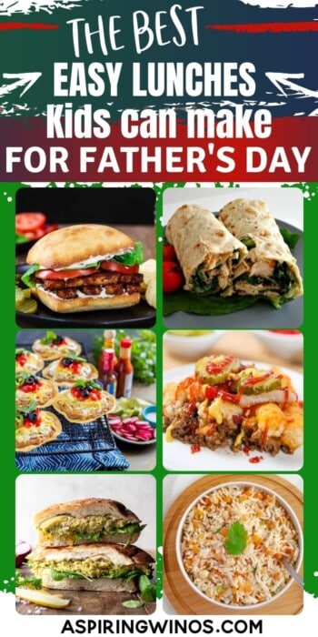 Easy Lunches Kids can Make for Dad on Father's Day - Unique Gifter